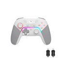 A4 TECH BLOODY GPW70 RGB SPORTS WHITE ERGONOMIC SHAPE DUAL VIBRATION 3 LEVEL TURBO SPEED RECHARGABLE GAMEPAD